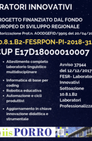 Locandina Progetto I laboratori professionalizzanti